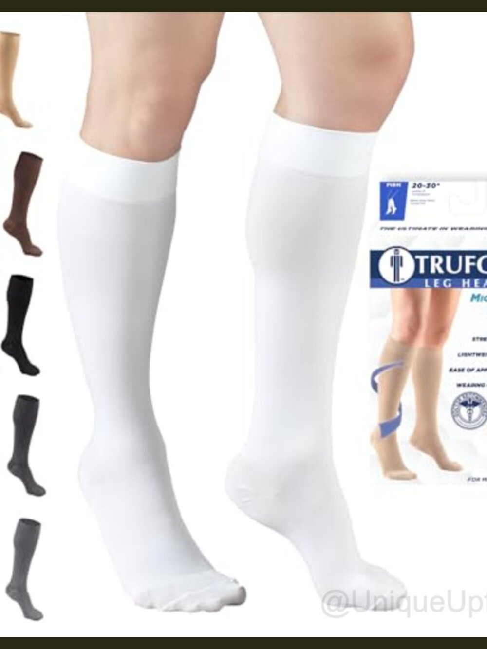 20-30 mmHg Compression Stockings Knee High Closed Toe Unisex